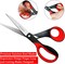 Left Handed Scissors,8 Inch Lefty Scissors for Adults,Stainless Steel Sharp Blade Soft Comfort-Grip Left Handed Adults Scissor,Great for Fabric,Arts,Home,Sewing,Office,School 2 Pack